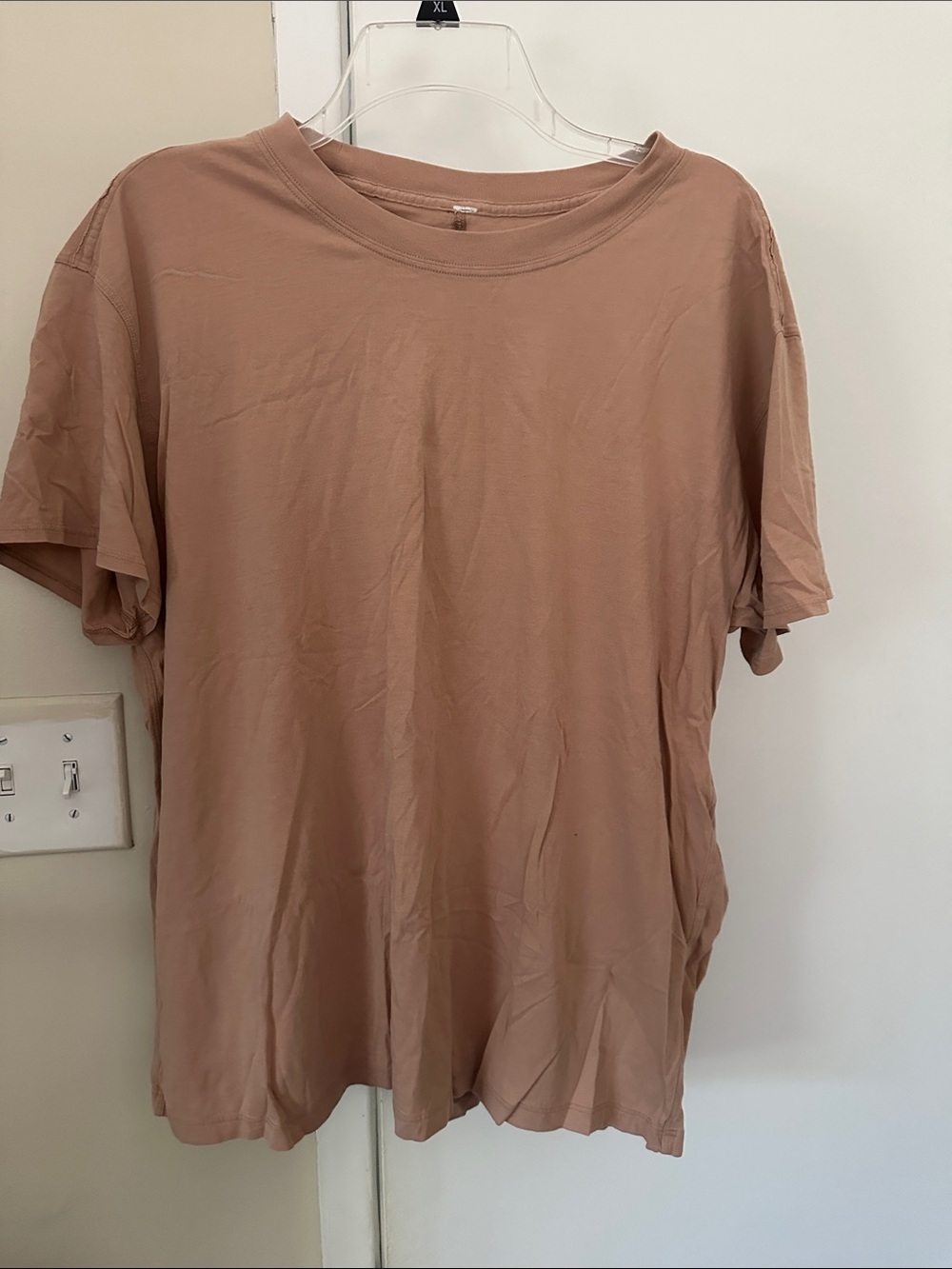 Lululemon Basic Crew Neck Tee in Dusty Rose